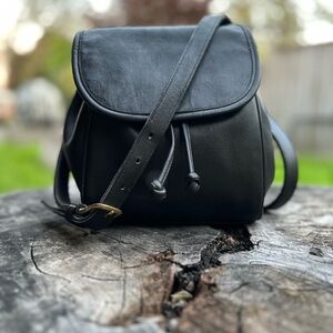 SOLD Vintage Coach Flap Drawstring bag SOLD